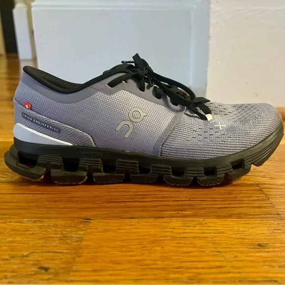 EUC On Running Cloud X4 Training Shoes in Purple and Black, Women’s Size 7.5 - Picture 4 of 10